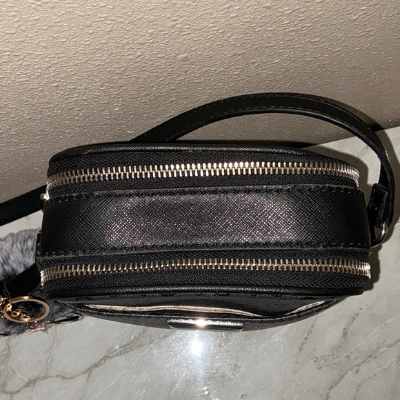 GUESS Charcoal Crossbody Bag with Pom Pom - Picture 6 of 10